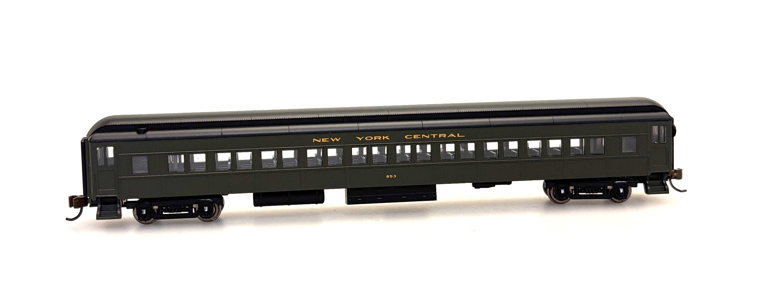 (image for) 72' Coach Car - New York Central #853 (N Scale) (WF)