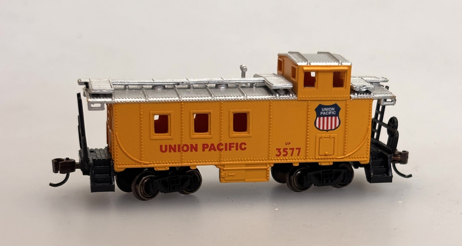(image for) Steel Offset Caboose - Union Pacific #3577 (N Scale) (WF)