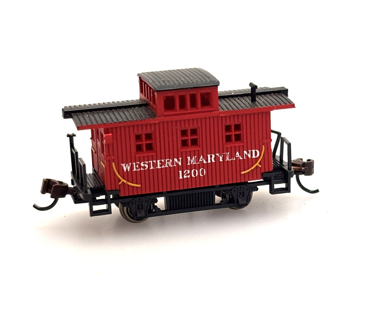 (image for) Old-Time Bobber Caboose - Western Maryland #1200 (N Scale) (WF)