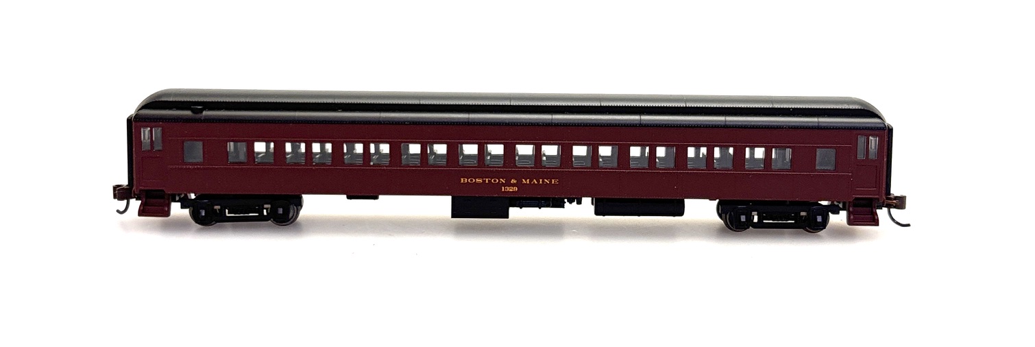 (image for) 72' Coach Car - Boston & Maine #1329 (N Scale) (WF)