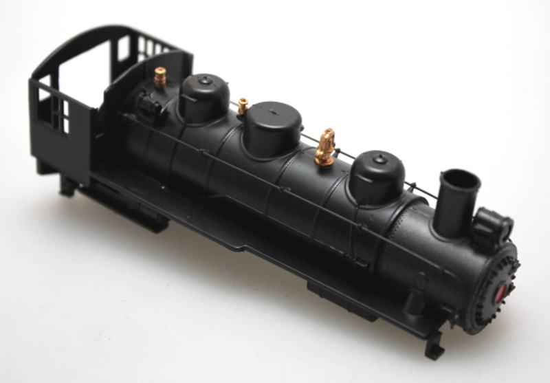 Loco Shell - Painted Black, Unlettered (HO 0-6-0/2-6-0/2-6-2)