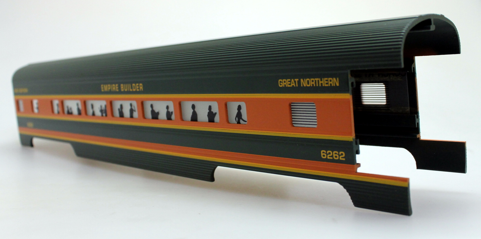 (image for) PASSENGER CAR SHELL (GREAT NORTHERN-EMPIRE BUILDER) #6262