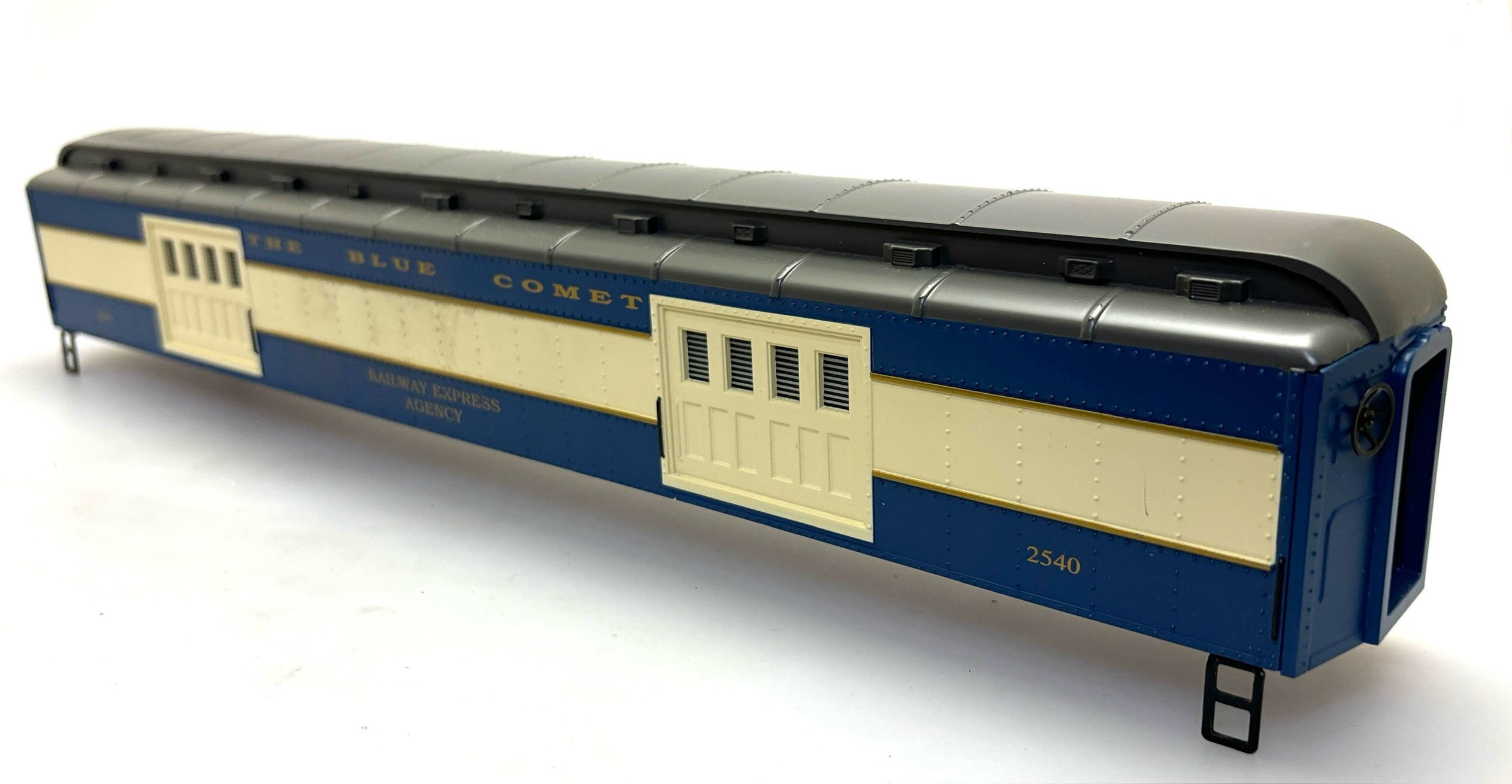 (image for) BAGGAGE 72' CAR SHELL (THE BLUE COMET-#2540) O'SCALE