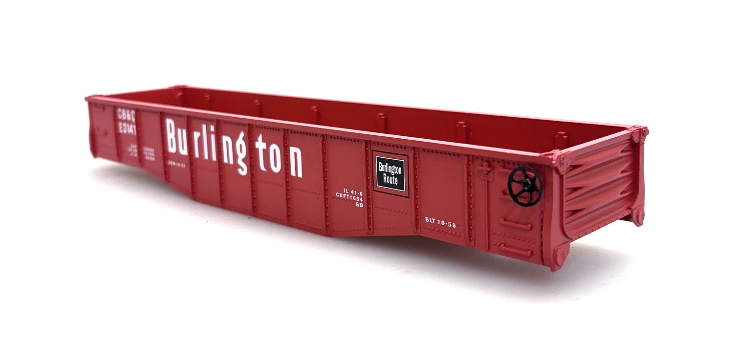 (image for) Gondola Shell - Burlington (O Scale Gondola)