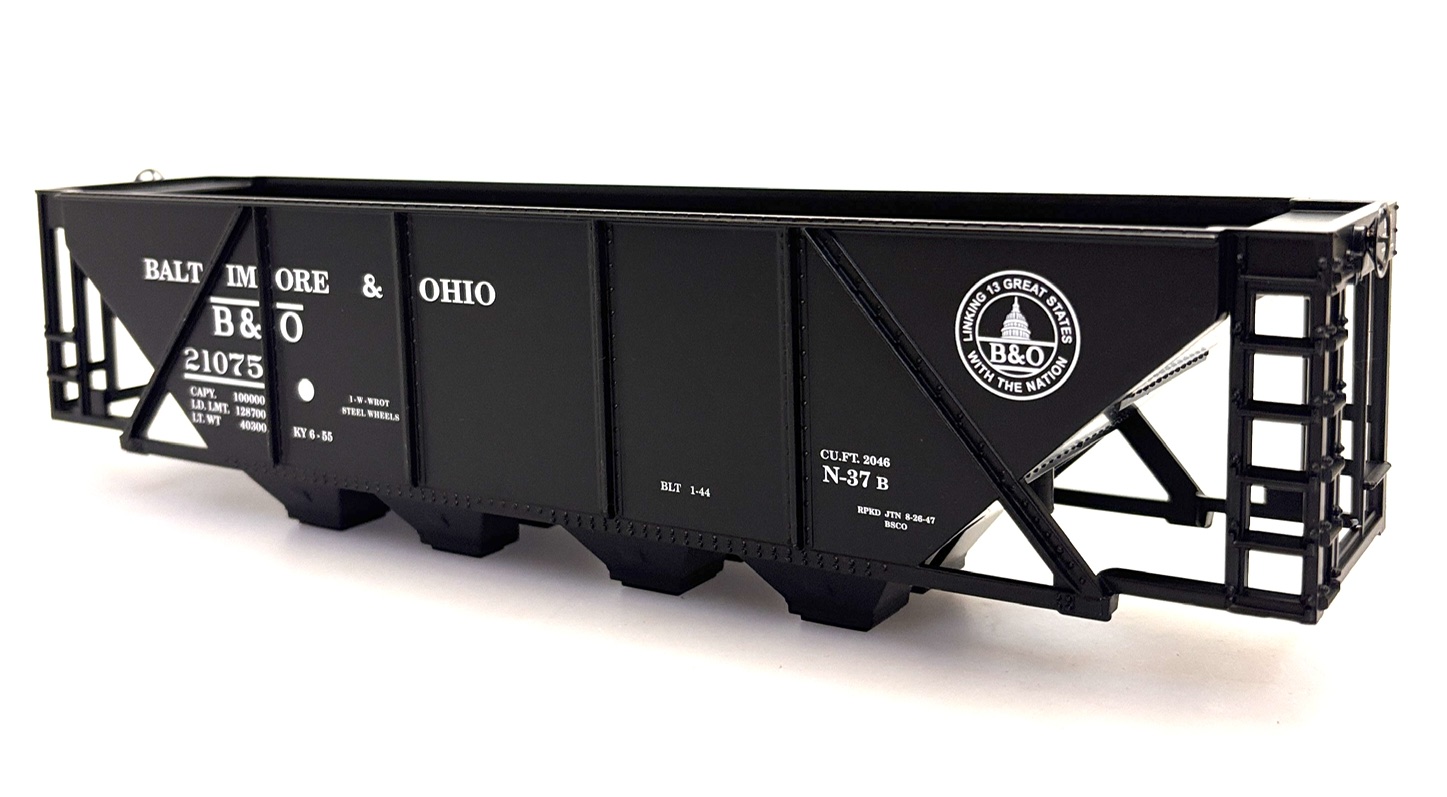 (image for) Shell - B&O #21075 (O Scale Quad Hopper)