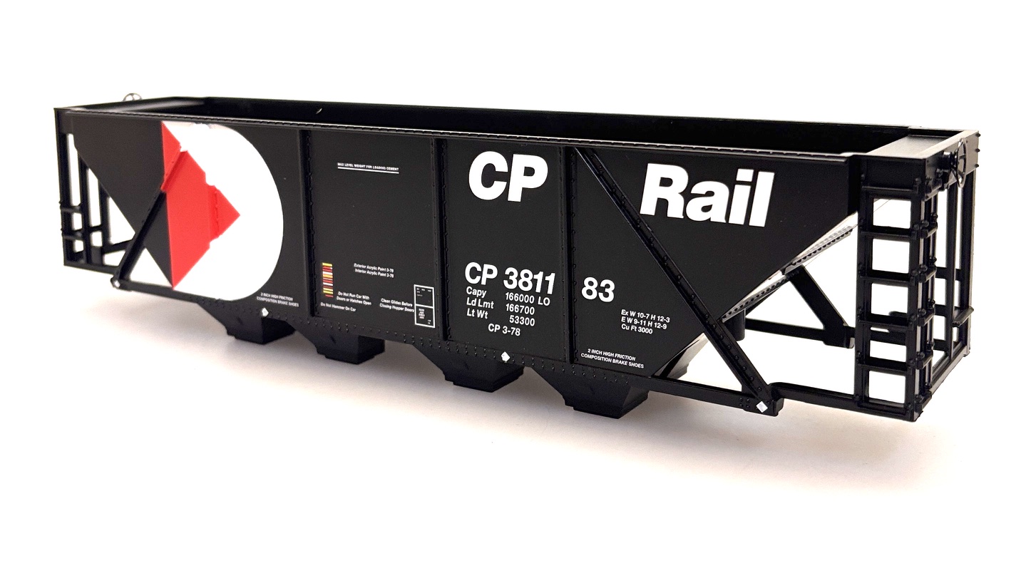 (image for) Shell - CP Rail #381183 (O Scale Quad Hopper)