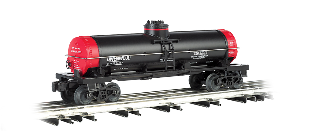 (image for) Owenwood Motor Oil - Single-Dome Tank Car (O Scale) (WF)