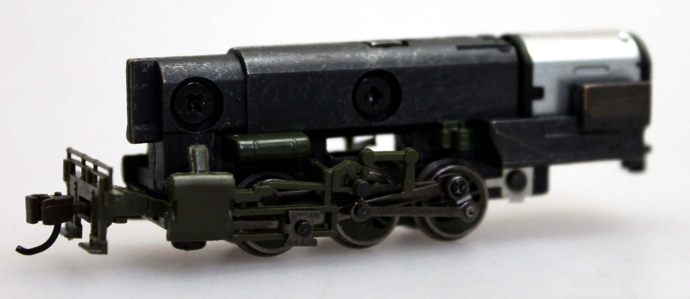 (image for) Complete Loco Chassis W/ Wheels - Olive Green USRA Baldwin Loco Works #26 (N 0-6-0)