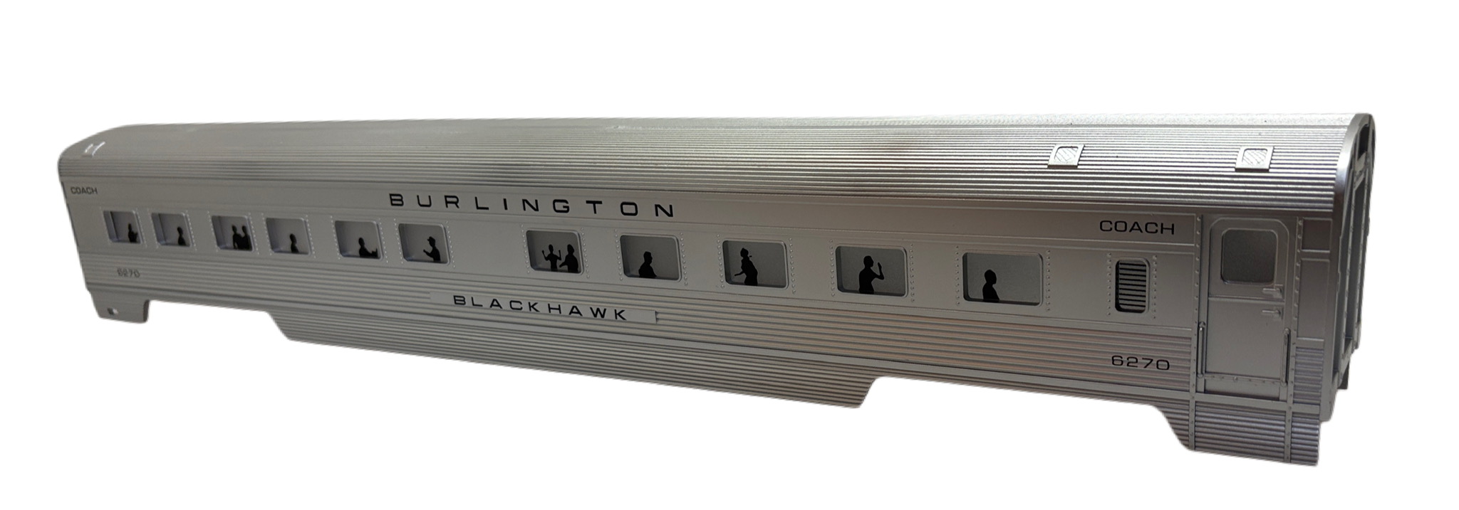 (image for) COACH SHELL BURLINGTON - BLACKHAWK #6270 (72' O SCALE)
