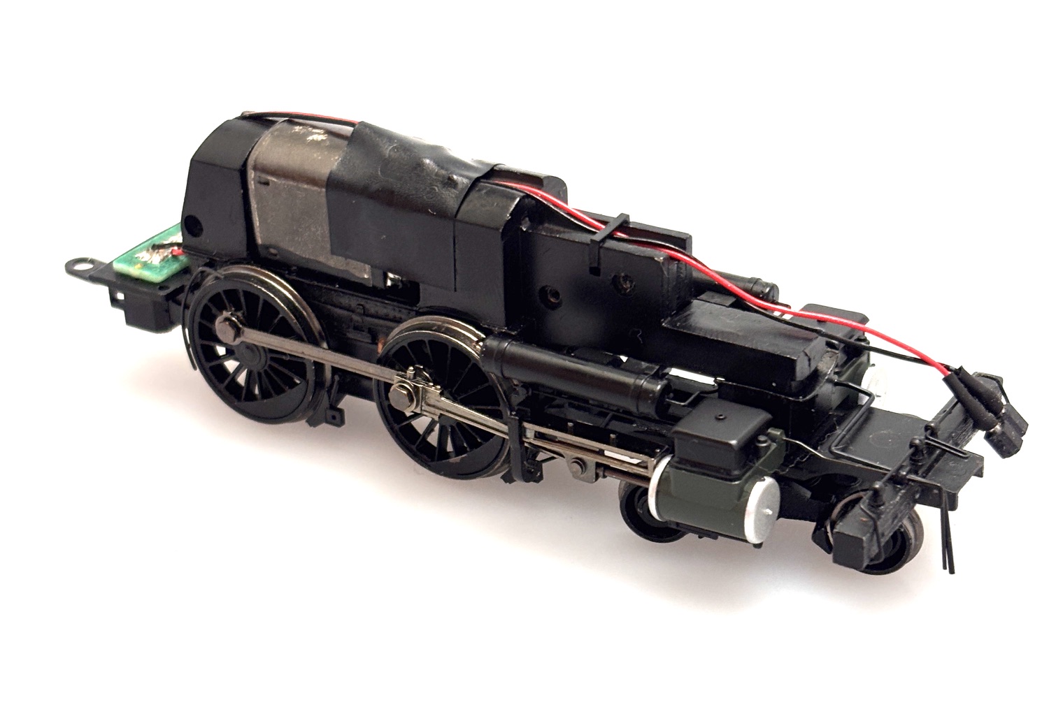 (image for) Complete Loco Chassis - Gray (HO 4-4-0 Baldwin)