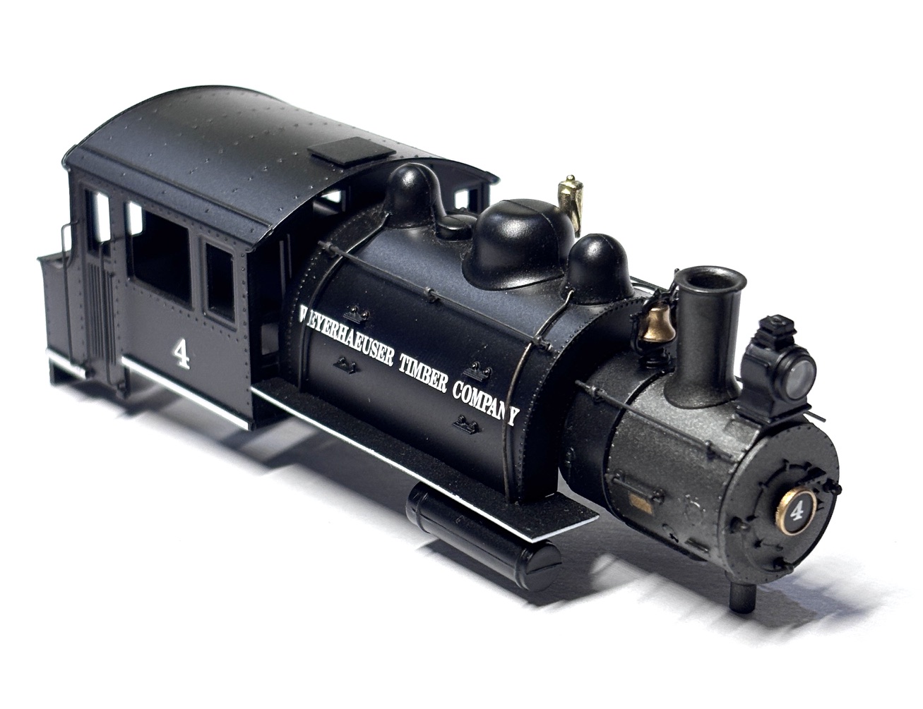 Loco Shell - Weyerhaeuser Timber Co. #4 (HO 0-6-0 Saddle Tank) (image for) Loco Shell - Weyerhaeuser Timber Co. #4 (HO 0-6-0 Saddle Tank)
