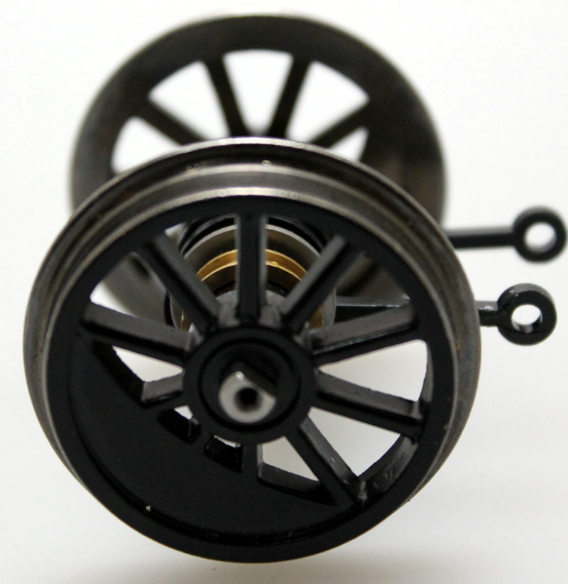 (image for) Front Driver Wheel-Black (Large 2-4-2)