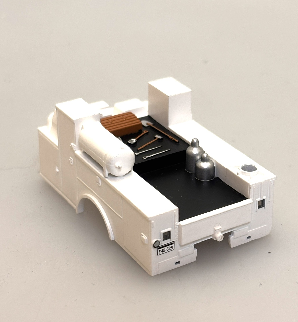 (image for) Shell - White (HO High Rail Equipment Truck)