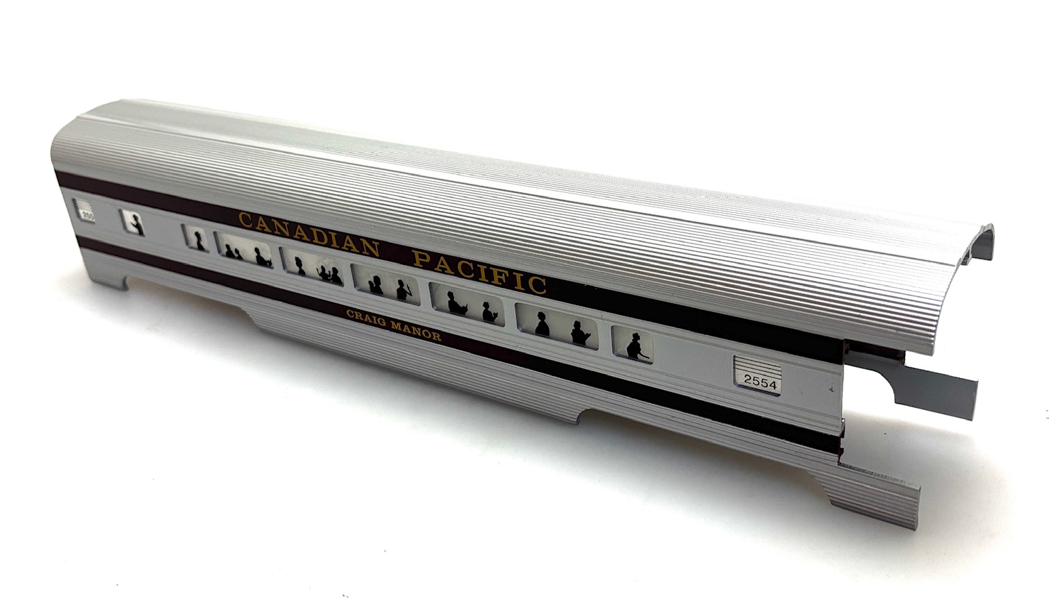 (image for) COACH SHELL (CANADIAN-PACIFIC) CRAIG MANOR #2554 (O SCALE 60' ALUM.)