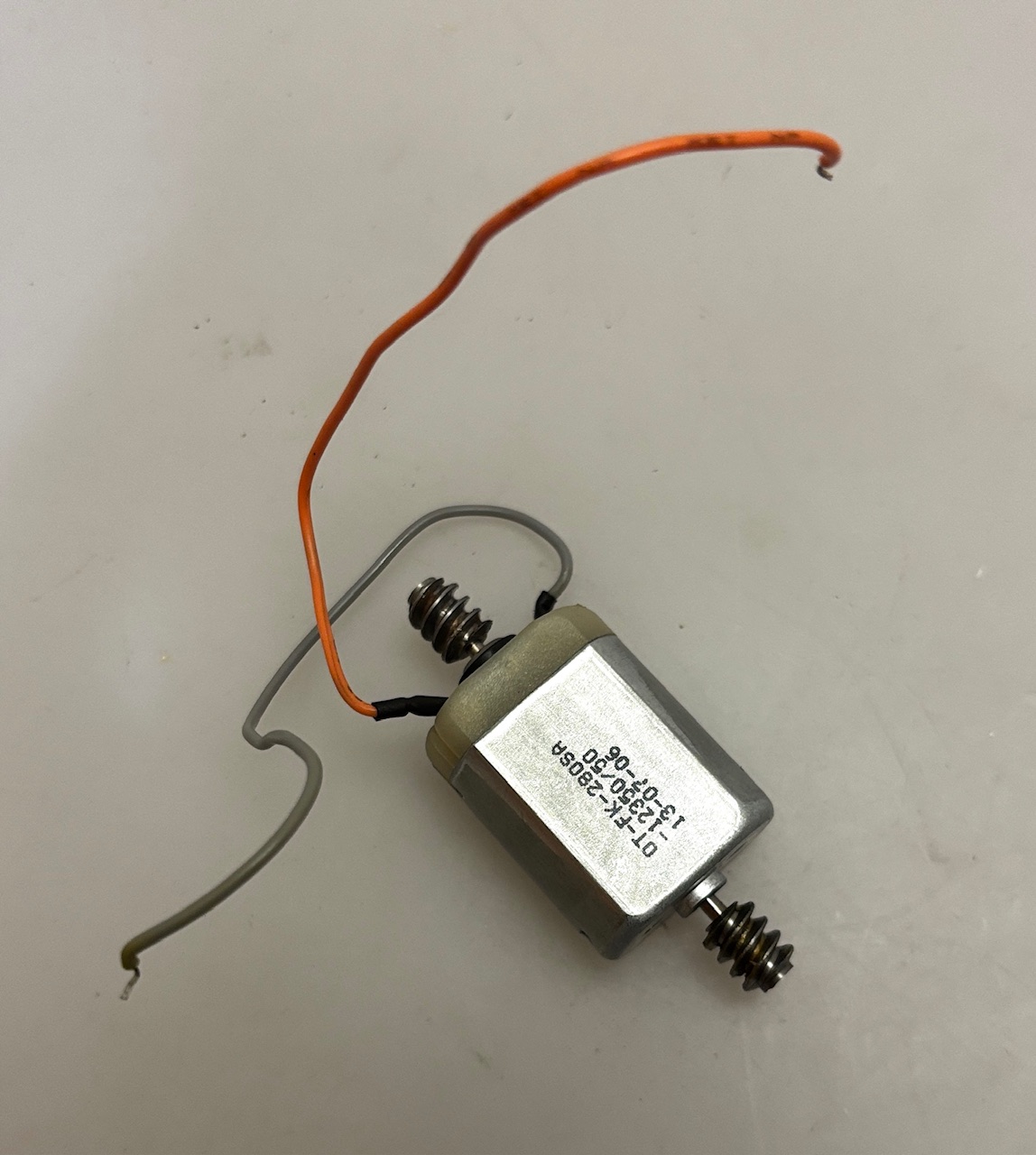 (image for) Motor with Worm Gears (G Scale Peter Witt)