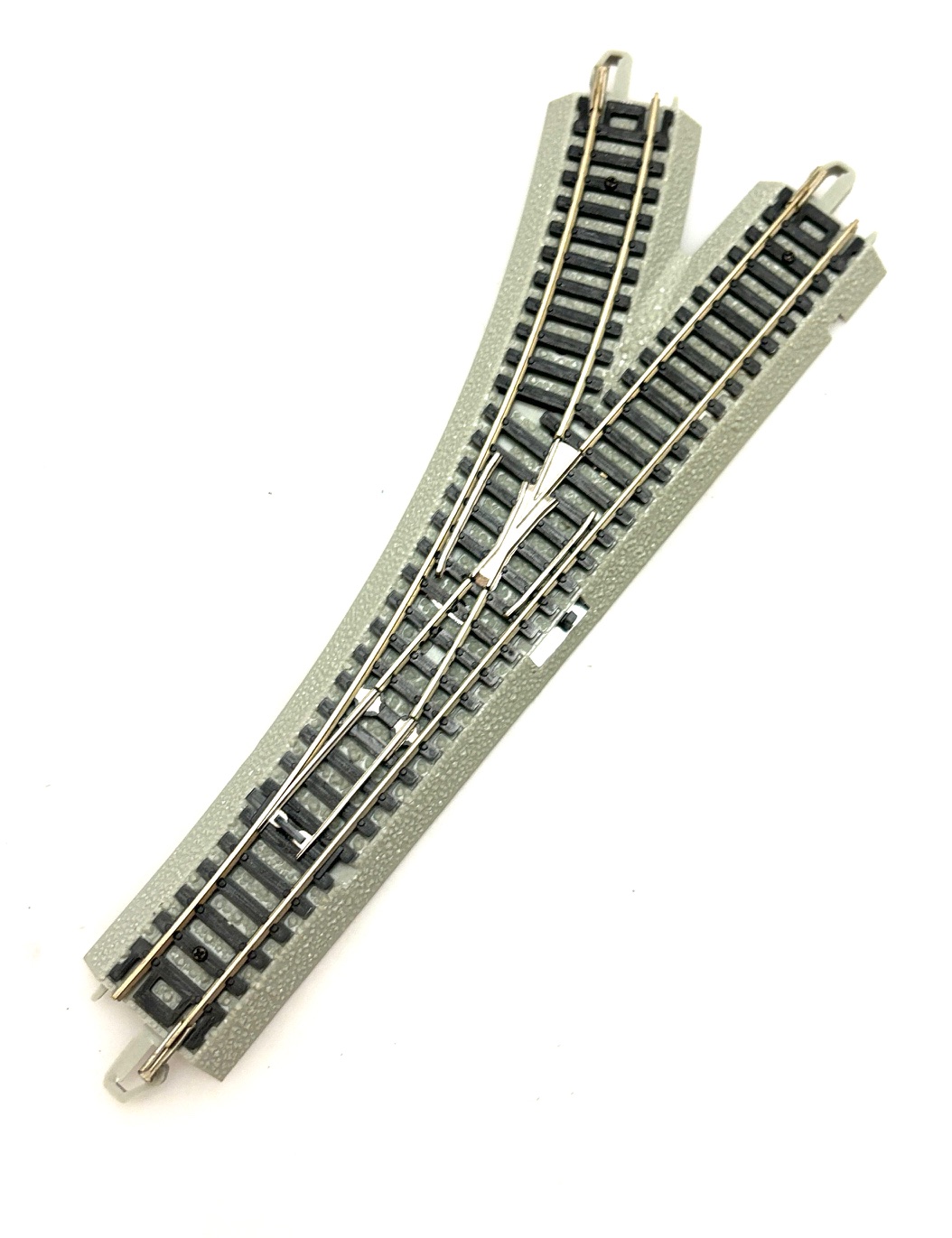 (image for) Manual Remote Turnout Track - Right, Nickel Silver (N Scale)