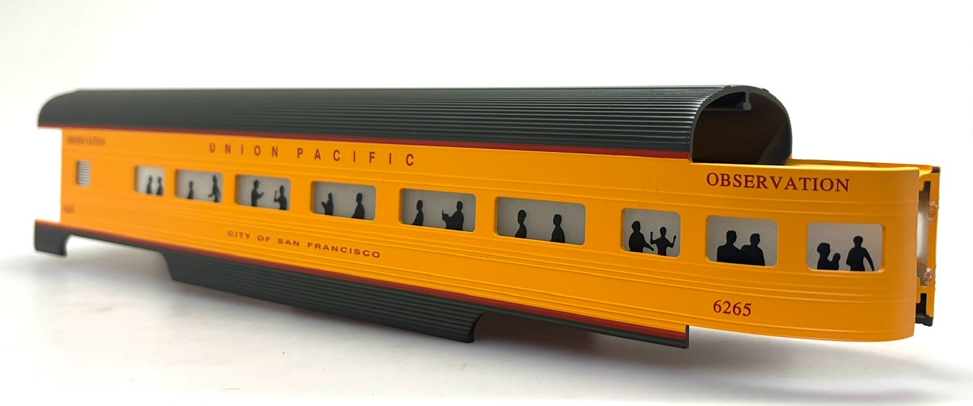 (image for) OBSERVATION CAR SHELL - CITY OF SAN FRAN. #6265 (60' ALUMINUM - U.P.)