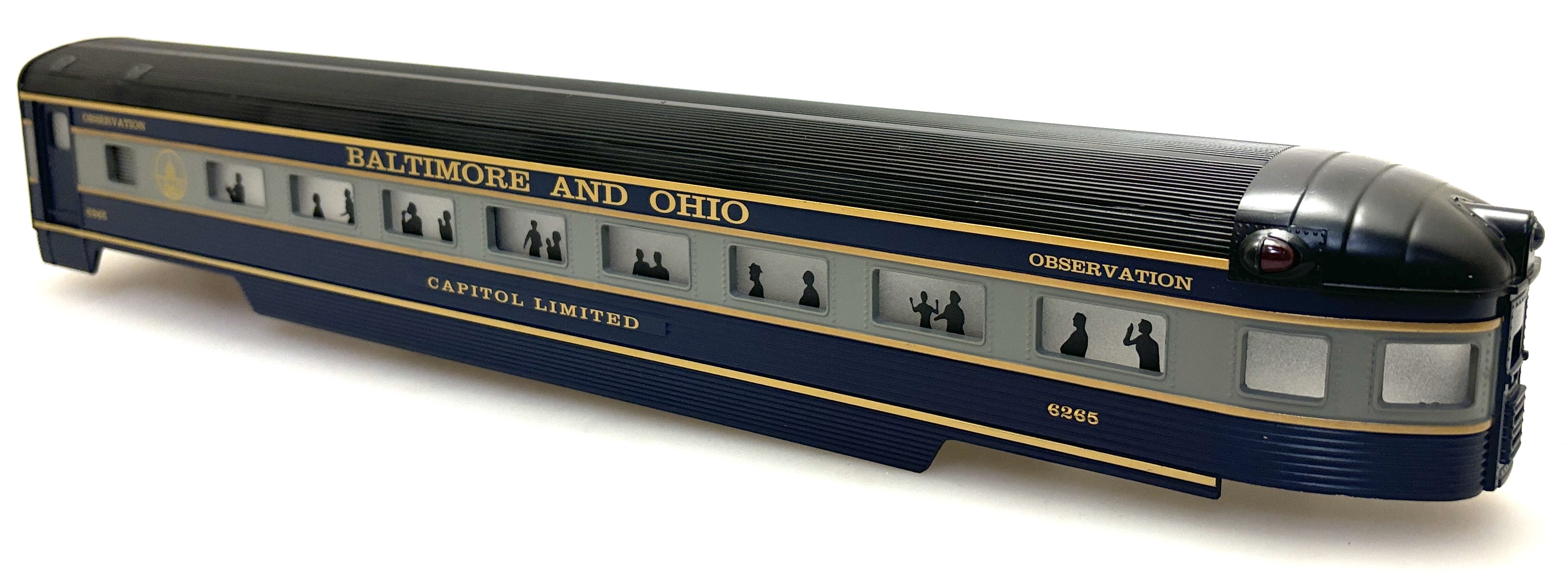 (image for) OBSERVATION SHELL B&O CAPITAL LIMITED #6265 (60' MADISON O SCALE)