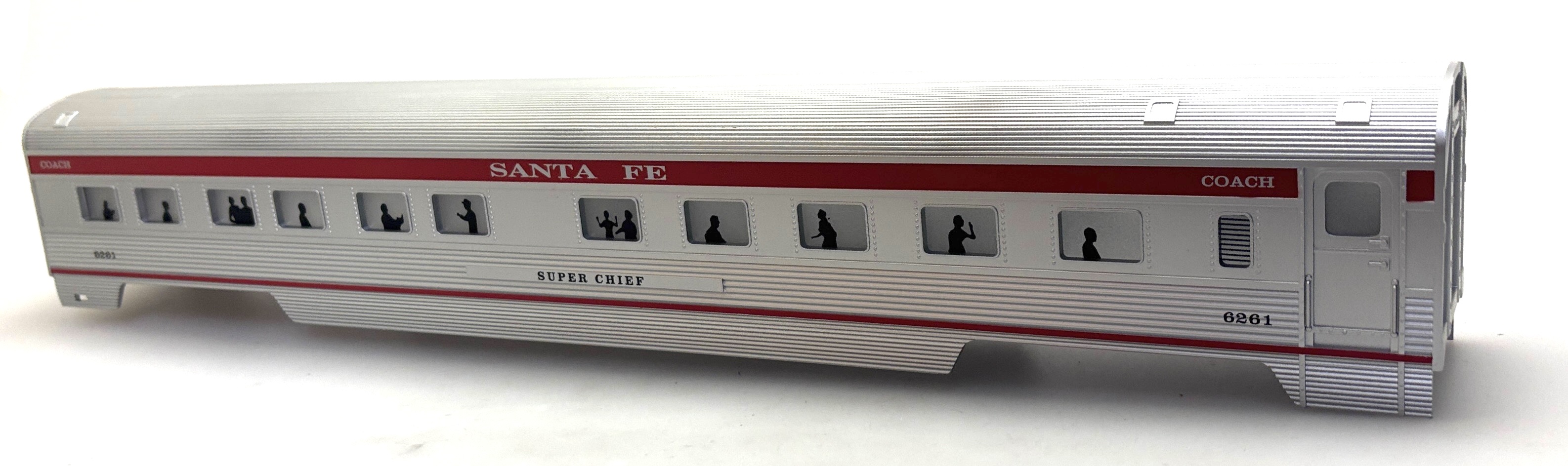 (image for) COACH SHELL SANTA FE - SUPER CHIEF #6261 (72' O SCALE)