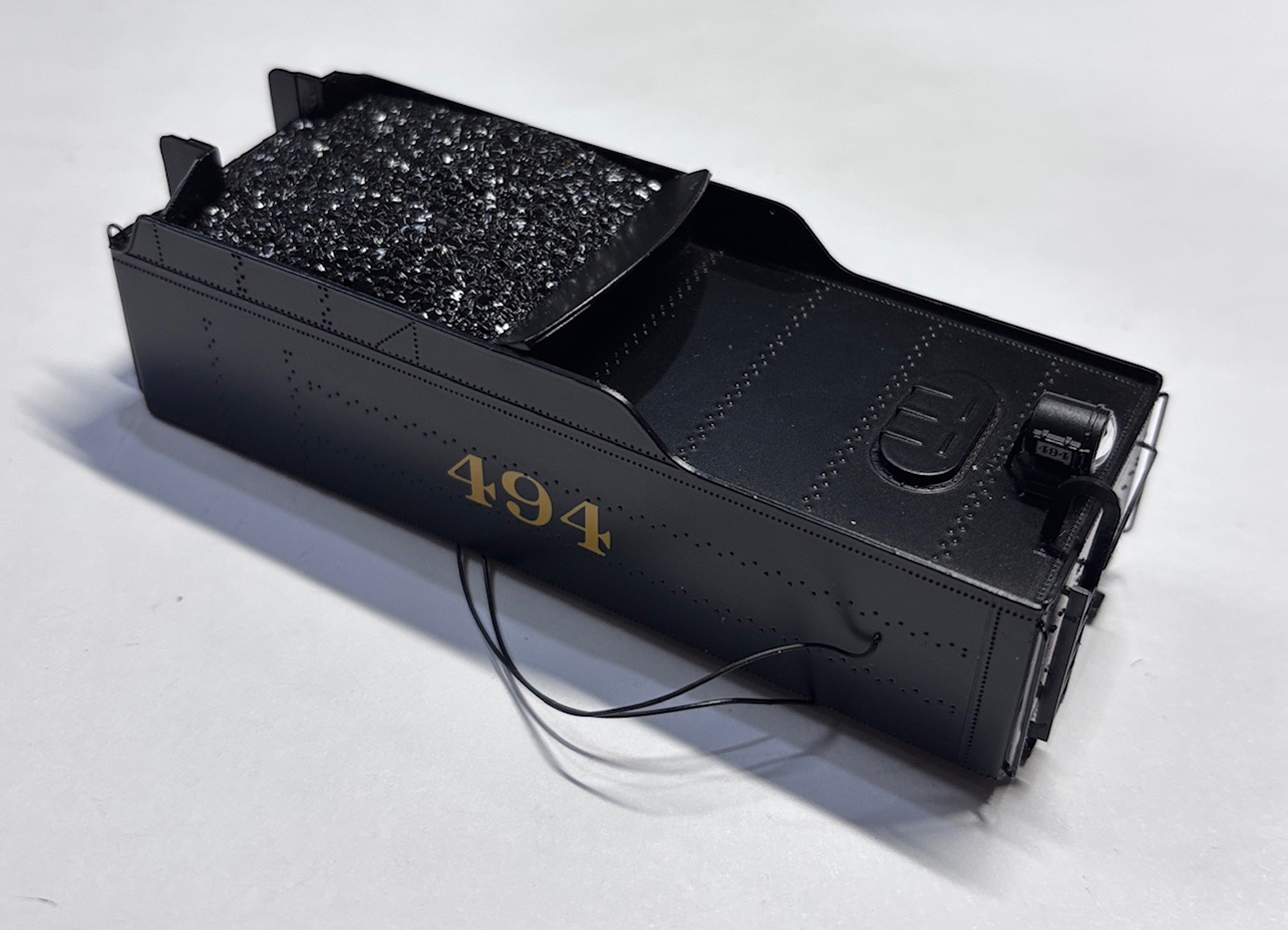 (image for) Tender Shell - Seaboard #494 (HO 2-8-2)