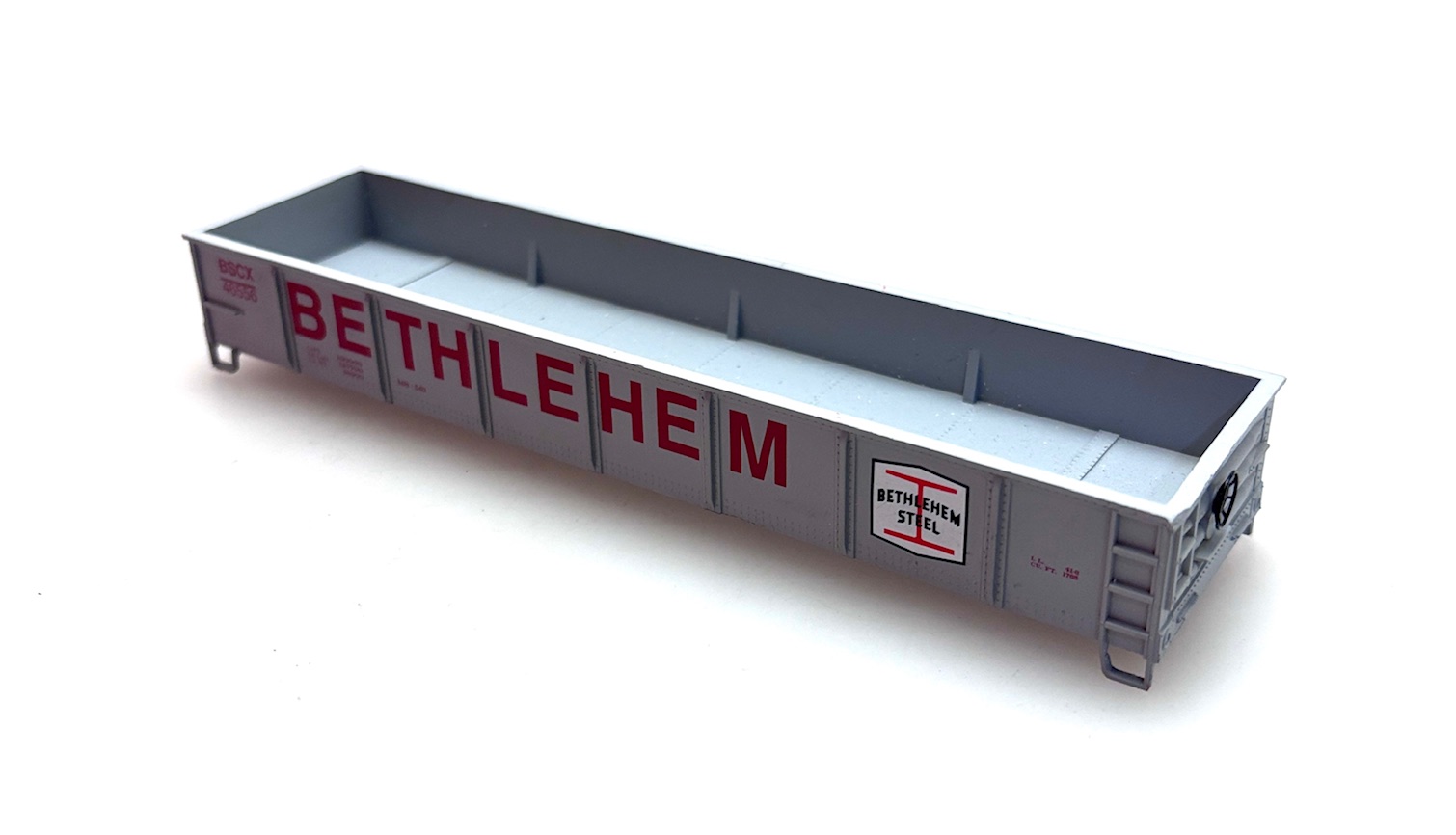 (image for) 40' Gondola Shell - Bethlehem (HO Kit Bashing)