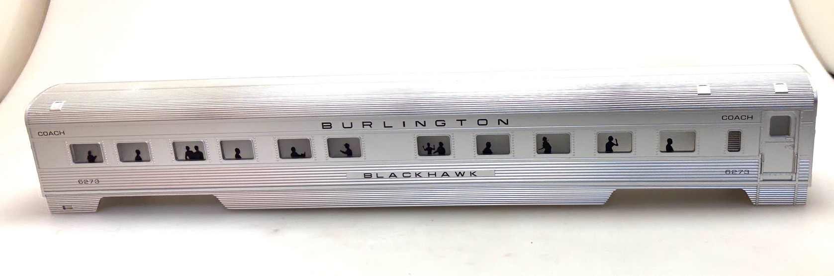 (image for) COACH SHELL BURLINGTON - BLACKHAWK #6273 (72' CAR) O SCALE