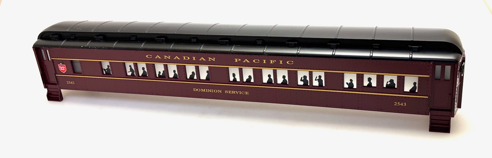 (image for) PASSENGER SHELL CANADIAN PACIFIC - DOMINION SERVICE #2543 (72' O SCALE)
