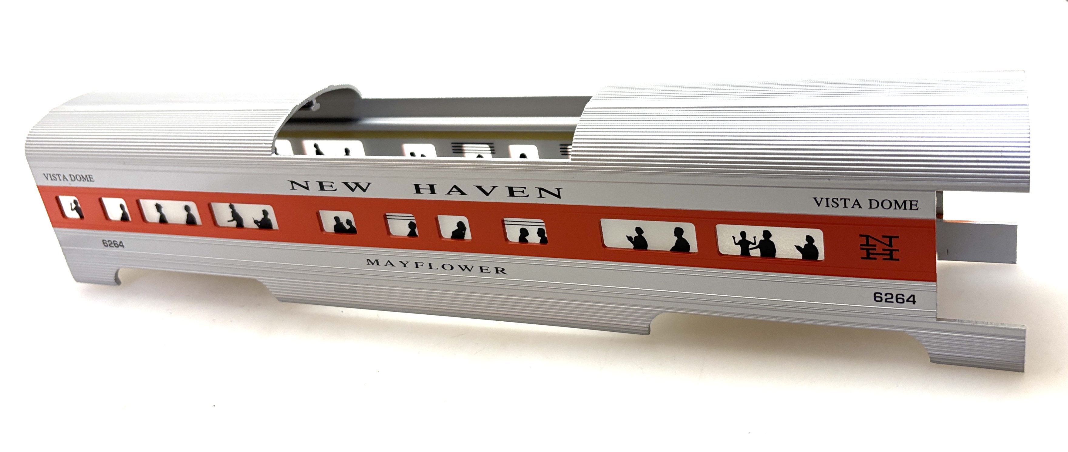 (image for) VISTA DOME SHELL NEW HAVEN - MAYFLOWER #6264 (60' ALUMINUM O SCALE)