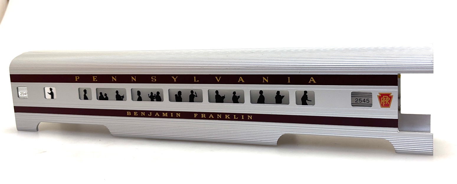 (image for) PASSENGER SHELL PENNSYLVANIA - BENJAMIN FRANKLIN #2545 (60' STREAMLINE O SCALE)