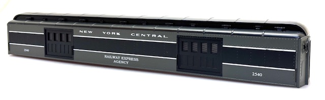 (image for) BAGGAGE SHELL NEW YORK CENTRAL - CENTRAL LIMITED #2540 REA (60' MADISON - O SCALE)