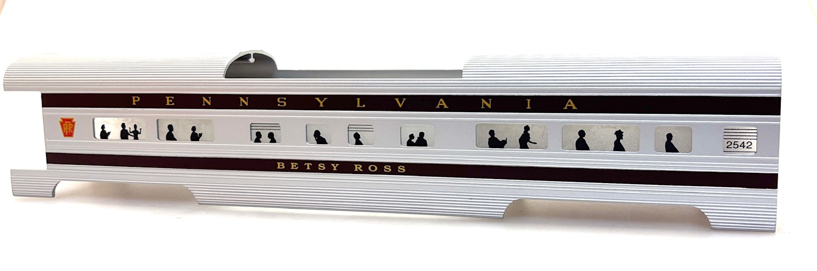 (image for) VISTA DOME SHELL PENNSYVANIA RR - BETSY ROSS #2542 (60' STREAMLINE O SCALE)