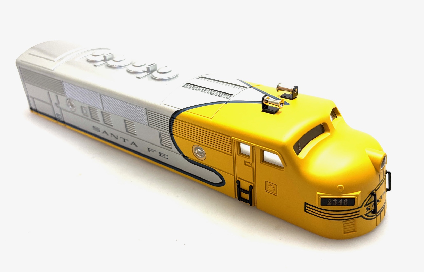 (image for) Body Shell - Santa Fe - Yellow #2346 (O Scale F-3A)