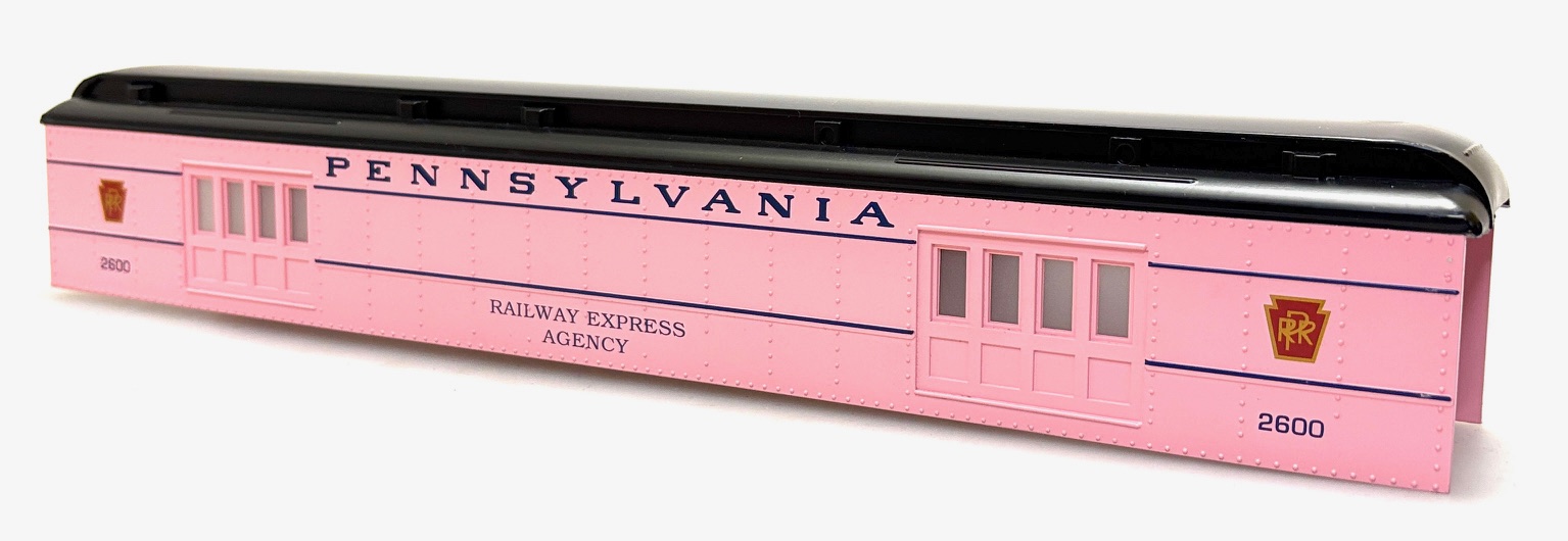 (image for) BAGGAGE SHELL PENNSYLVANIA - RAILWAY EXPRESS AGENCY #2600 (O SCALE GIRLS)