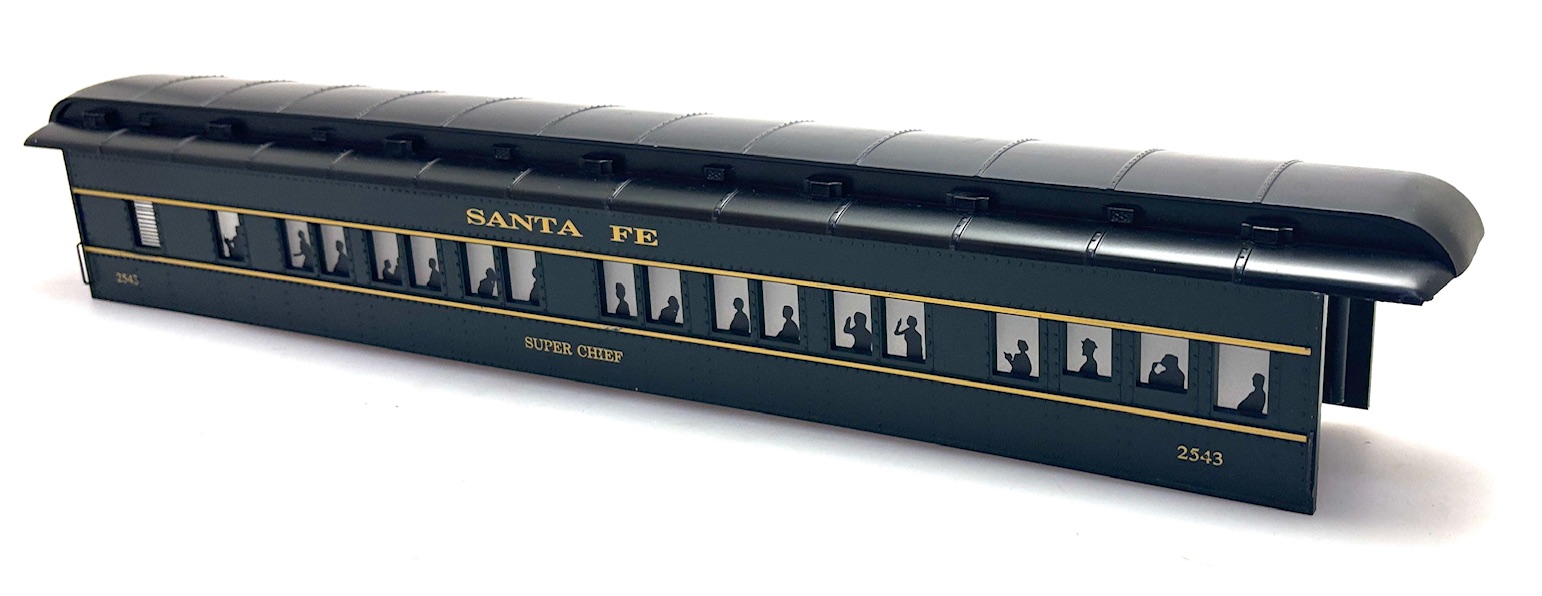 (image for) PASSENGER SHELL SANTA FE - SUPER CHIEF #2543 (72' HEAVYWEIGHT O SCALE)