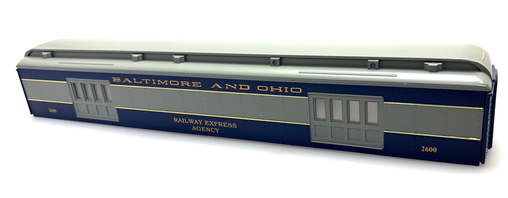 (image for) BAGGAGE SHELL B&O RAILWAY EXPRESS AGENCY #2600 (60' MADISON - O SCALE)