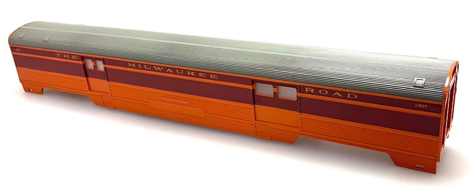(image for) BAGGAGE SHELL THE MILWAUKEE ROAD #1307 (O SCALE 72')