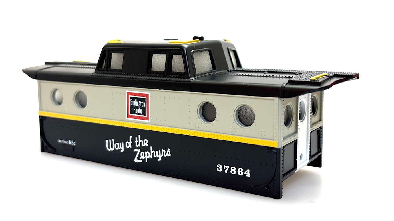 (image for) Shell - Burlington Route #37864 (O Scale Porthole Caboose)
