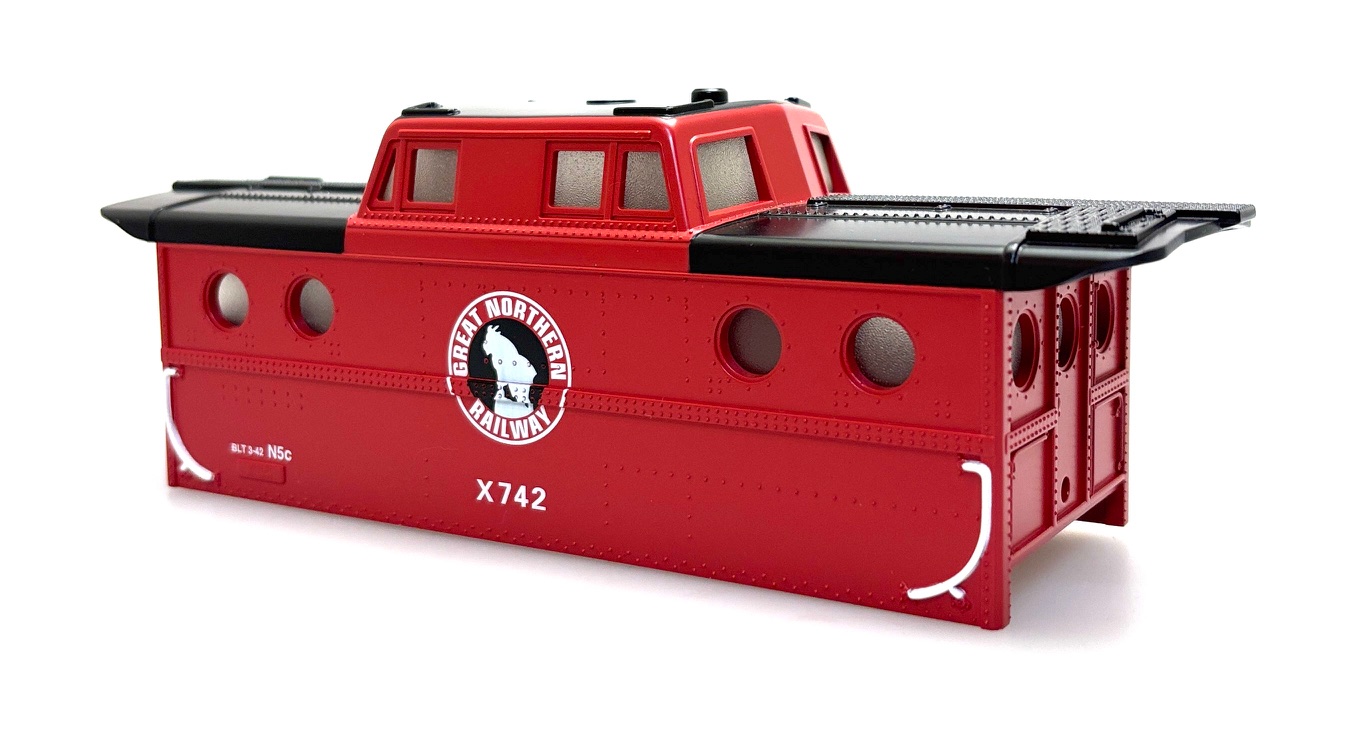 (image for) Shell - Great Northern Railway #X742 (O Scale Porthole Caboose)