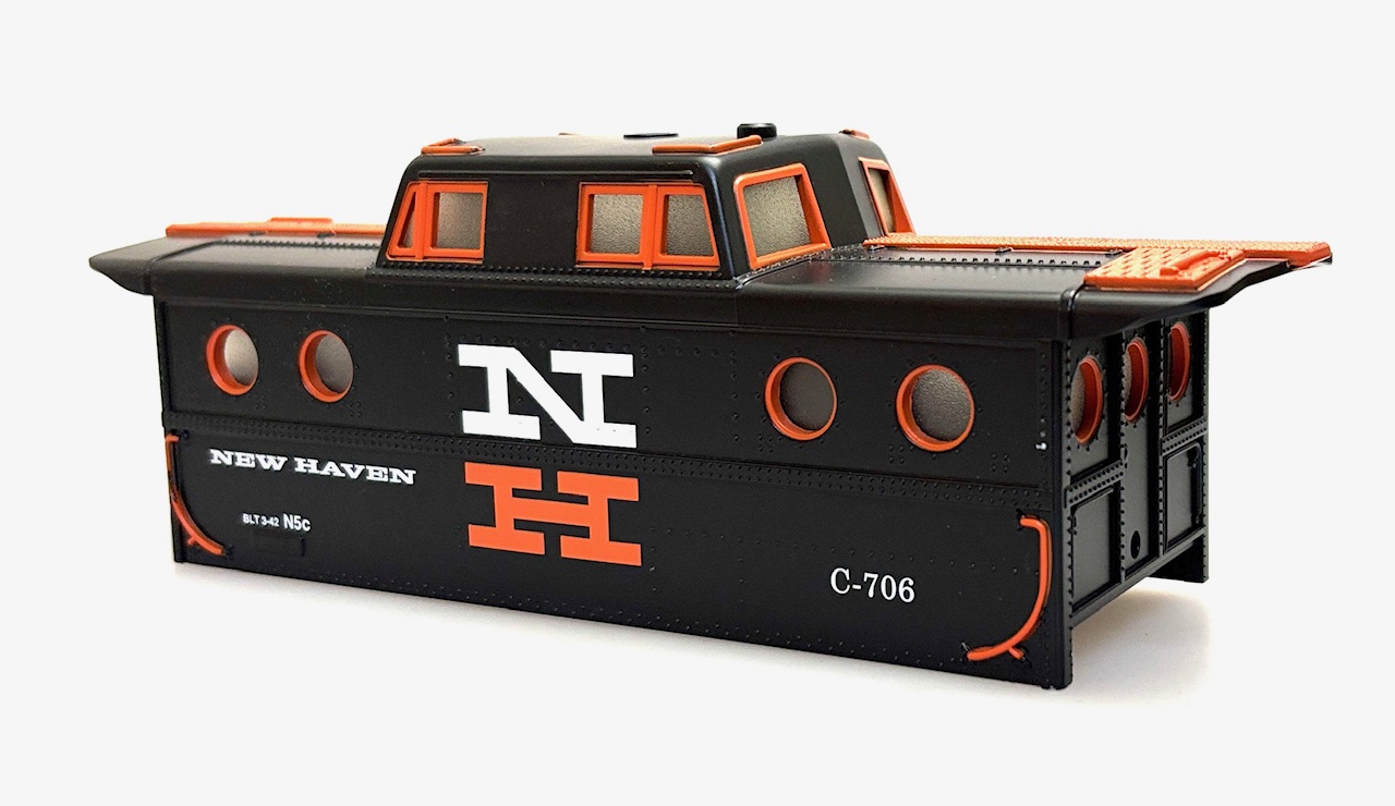 (image for) Shell - New Haven #C-706 (O Scale Porthole Caboose)