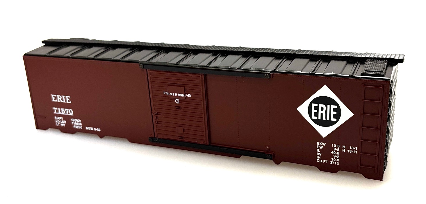 (image for) Shell - Erie #71570 (O Scale 40ft Boxcar)