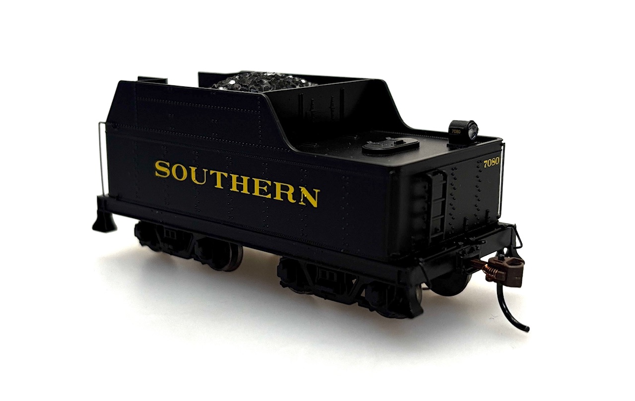(image for) Complete Tender - Southern #7080 - DCC Sound (HO Alco 2-6-0)