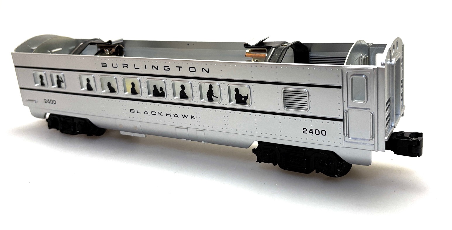 (image for) COACH W/O ROOF BURLINGTON-BLACKHAWK #2400 (O-27) ALUM.