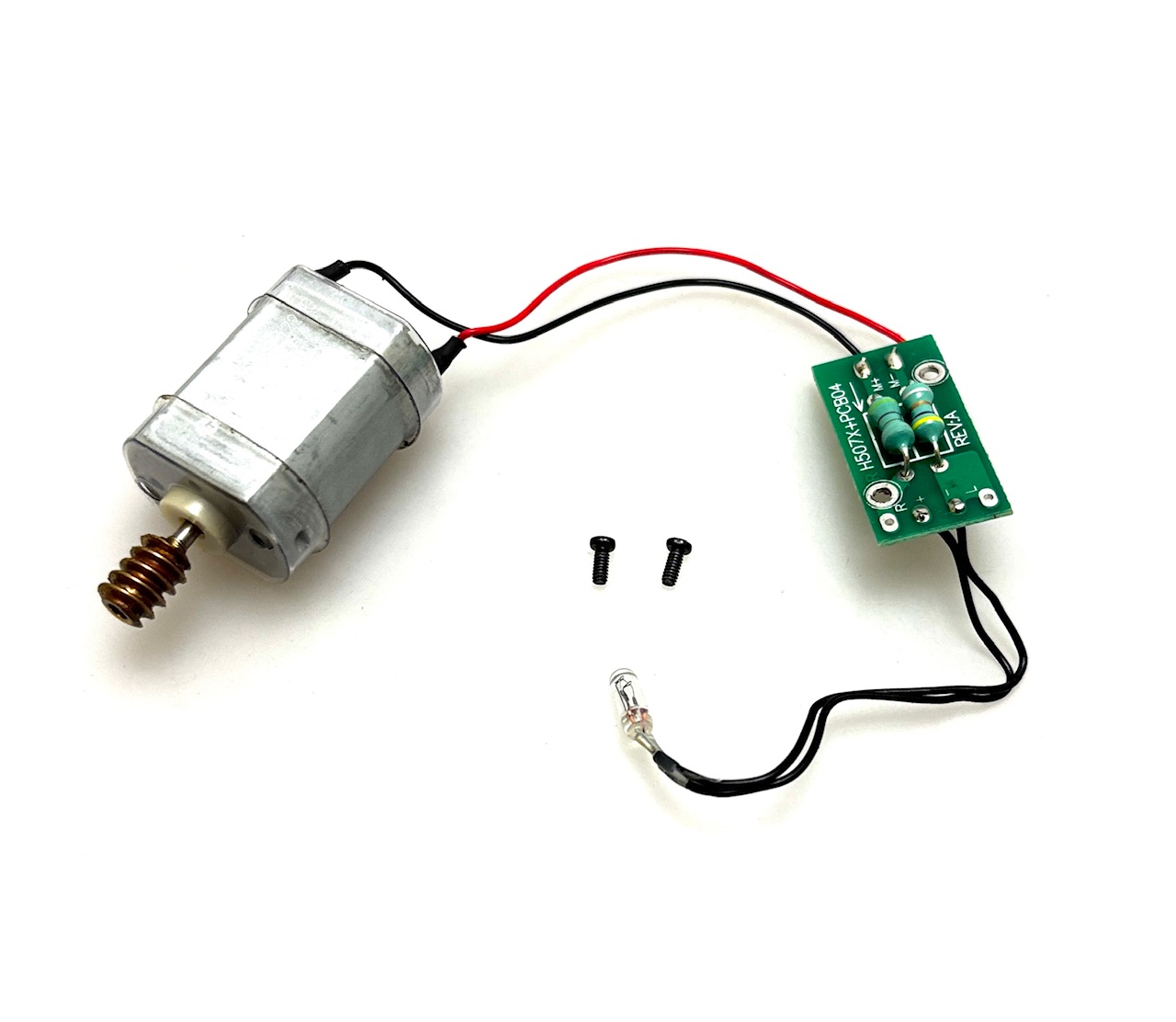 (image for) Motor Assembly with PCB & Light (HO 0-6-0)