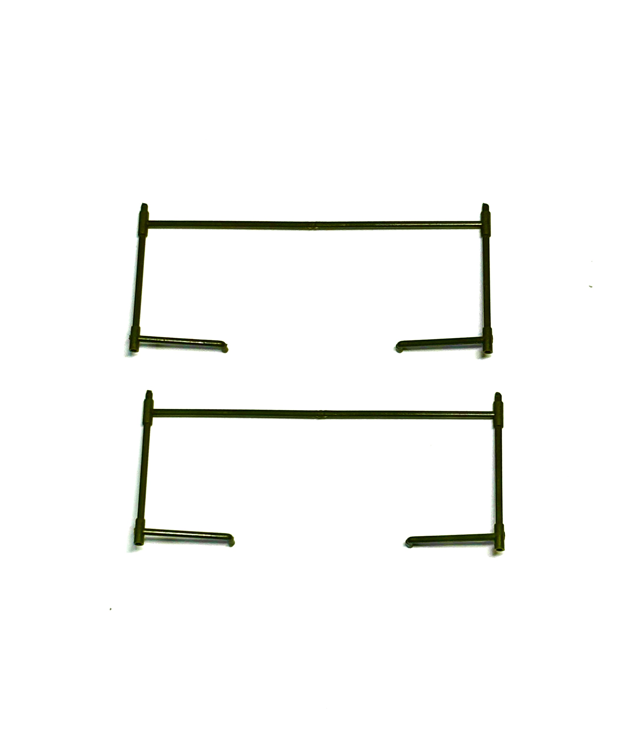 (image for) Rails Set, Front & Rear - Green (O 44 Ton Scale)