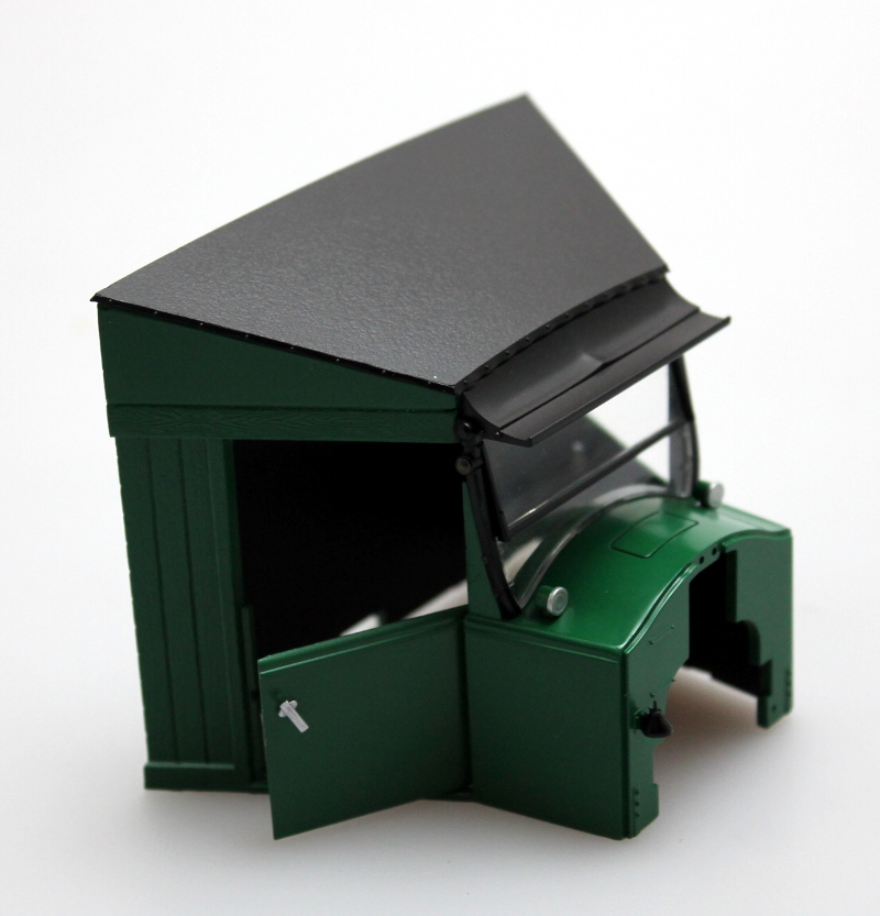 (image for) Cab Shell - Green & Black (Large Railtruck)