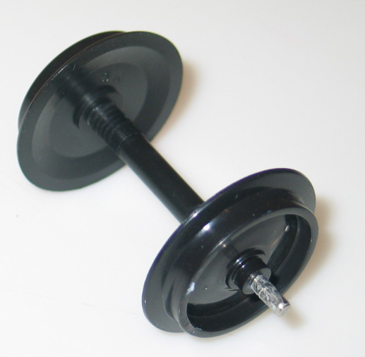 (image for) Wheels w/Axle - Plastic (Large Scale)