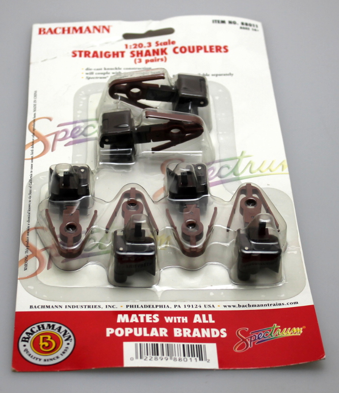 Couplers Set - Straight Shank/3 pairs (G Universal) - Click Image to Close
