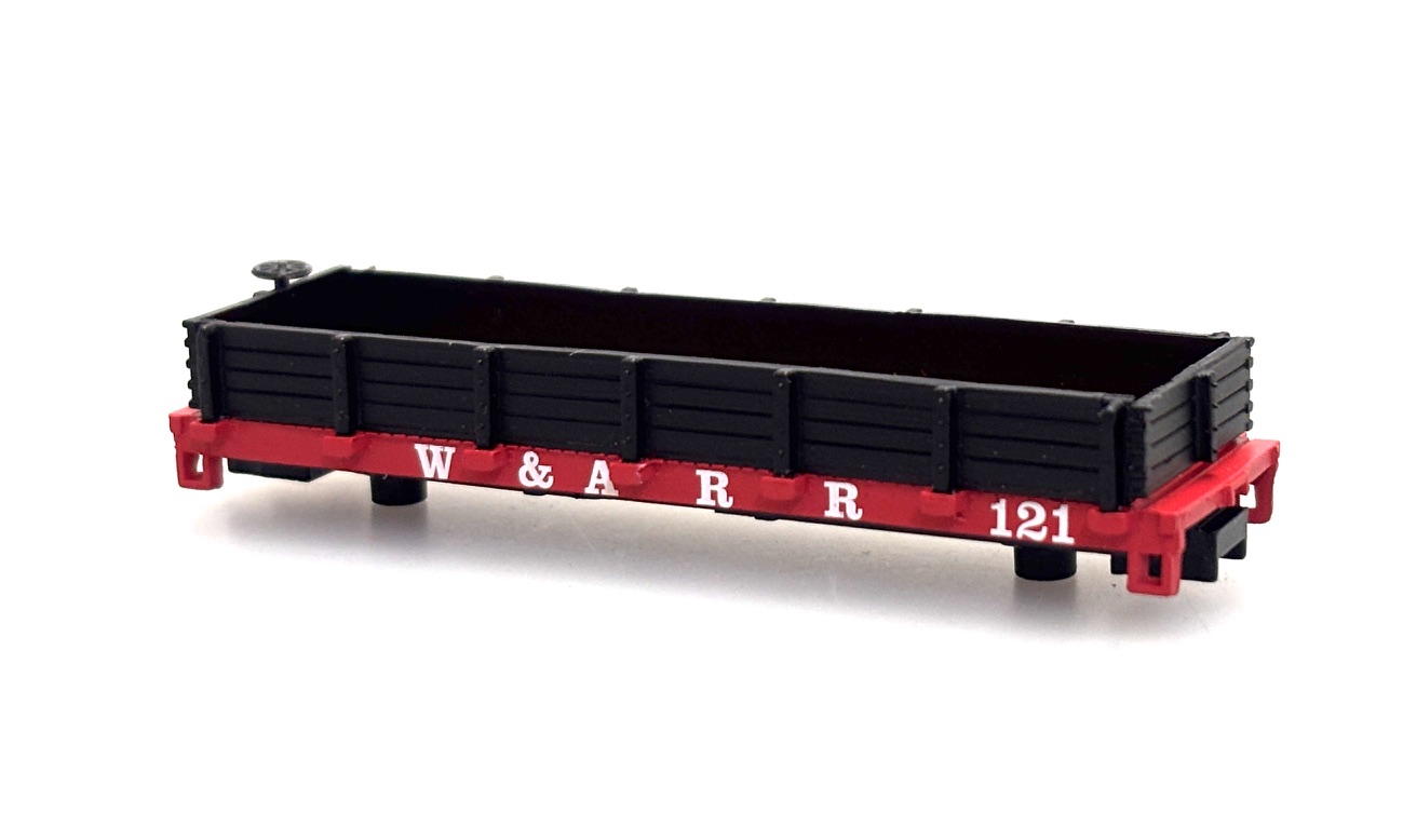 (image for) Gondola Shell - W. & R. R. #121 (N Scale Kit Bashing)