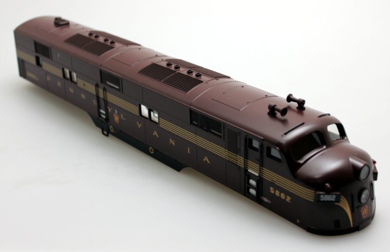(image for) Body Shell - PRR Tuscan Red #5862 (O Scale E7-A)