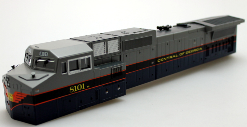 (image for) Body Shell - Central of Georgia #8101 (O Scale Dash 9)